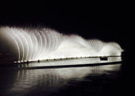 현대 예술 음악 분수 경이로운 빛 및 물은 3D 이미지를 보여줍니다 협력 업체